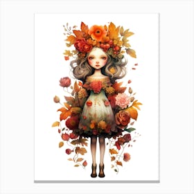 Autumn Girl 1 Canvas Print