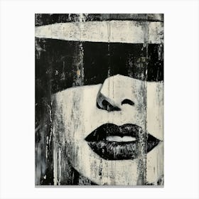 Dark Gothic Hat Canvas Print