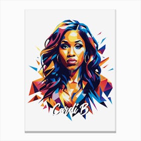 Cardi B 01 Canvas Print