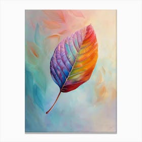 Rainbow Leaf 6 Canvas Print