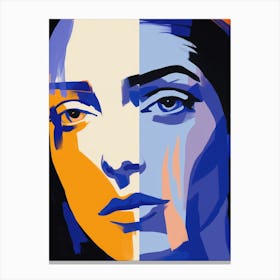 Woman'S Face 40 Canvas Print