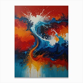 Abstract By Daniel Canvas Print