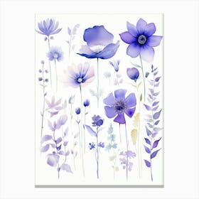 Watercolor Flowers 8 Canvas Print