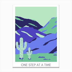 One Step At A Time Canvas Print