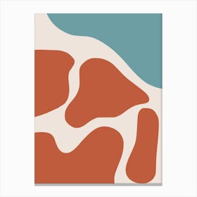 Abstract Steak Canvas Print