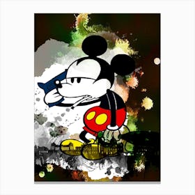 Mickey Addiction Canvas Print