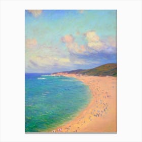 Hanauma Bay 2 Honolulu Hawaii Monet Style Canvas Print