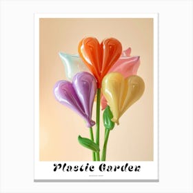Dreamy Inflatable Flowers Poster Bleeding Heart 2 Canvas Print