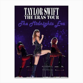 The Eras tour, midnights era Canvas Print