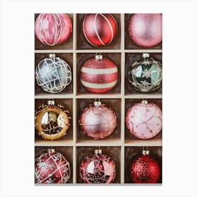 Christmas Ornaments 4 Canvas Print