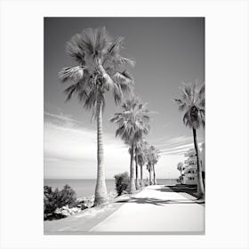 Marbella, Spain, Black And White Photography 1 Canvas Print