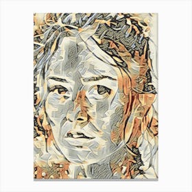Portrait Of A Woman 59 Canvas Print