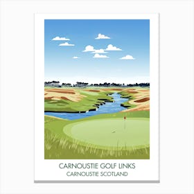 Carnoustie Golf Links (Championship Course)   Carnoustie Scotland 1 Canvas Print