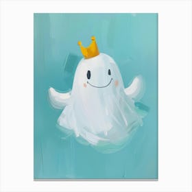 Ghost In A Crown 2 Canvas Print