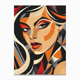 Abstract Woman 8 Canvas Print