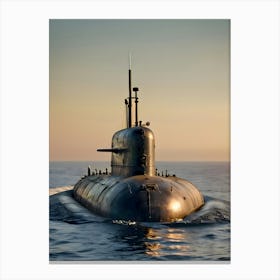 Submarine-Reimagined 1 Canvas Print