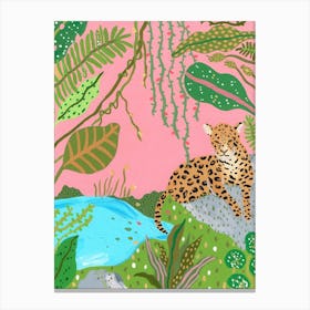 Tigress Of The Jungle Canvas Print