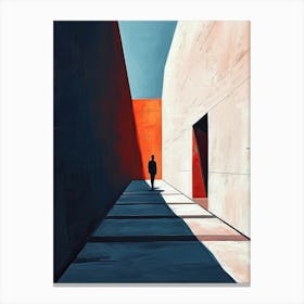 Shadows, Minimalism Canvas Print