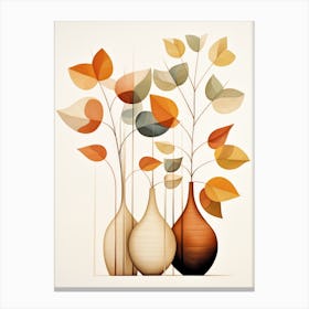 Three Vases 2 Canvas Print