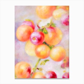 Redcurrant 1 Painting Fruit Canvas Print