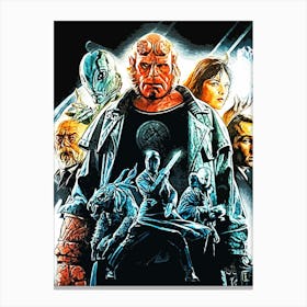 Hellboy movies 2 Canvas Print