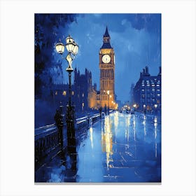 Fantasy Rainy Night In London 18 Canvas Print