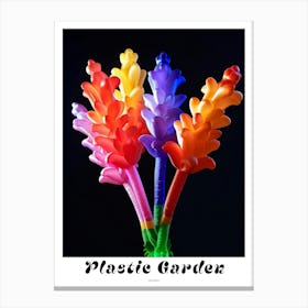 Bright Inflatable Flowers Poster Celosia 1 Canvas Print