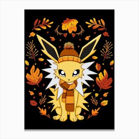 Fall Jolteon Canvas Print