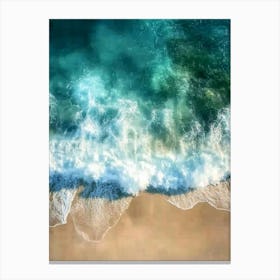 Aerial View Of The Ocean 4 Canvas Print