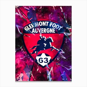 Clermont Foot Auvergne 63 2 Canvas Print