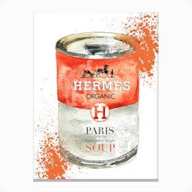 Fashion Soup Hermes Canvas Print