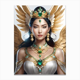 Beautiful Asian Goddess #3 Canvas Print