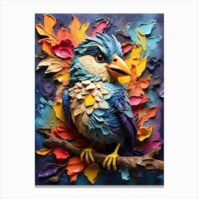 Colorful Bird 4 Canvas Print