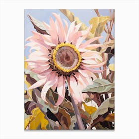 Sunflower 4 Flower Painting Canvas Print