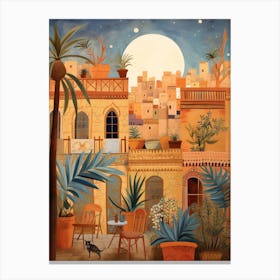 Cairo Egypt 3 Illustration Canvas Print