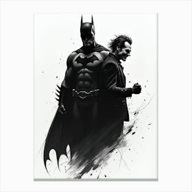 Duality Of Darkness. Superheroes and Villains Canvas Print