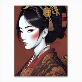 Geisha 15 Canvas Print