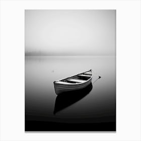 fishing boat in the lake Canvas Print