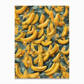 Bananas Seamless Pattern Canvas Print