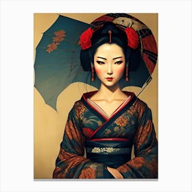 Geisha 17 Canvas Print
