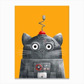 Cat Robot Canvas Print
