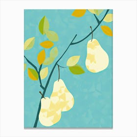 Pears Illustration 1 Canvas Print