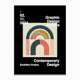 Graphic Design Archive Poster 27 Canvas Print