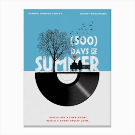 500 Days Of Summer Movie Canvas Print