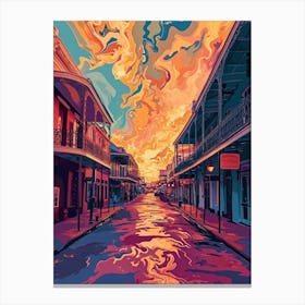 French Quarter Painting 4 Canvas Print