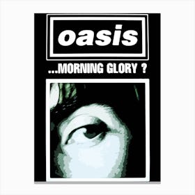 Oasis britpop band music Morning Glory Canvas Print