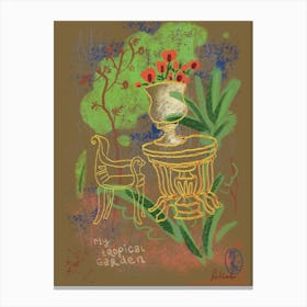 My Tropical Garden Canvas Print