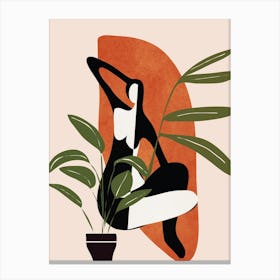 Abstract Female Figure 20 Canvas Print