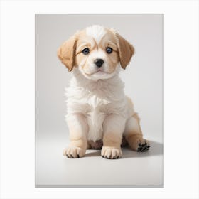Golden Retriever Puppy 2 Canvas Print