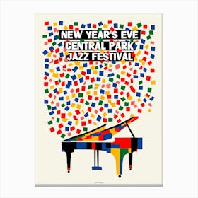 NY Jazz Festival Canvas Print